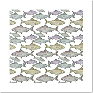 Fish Pattern Posters and Art